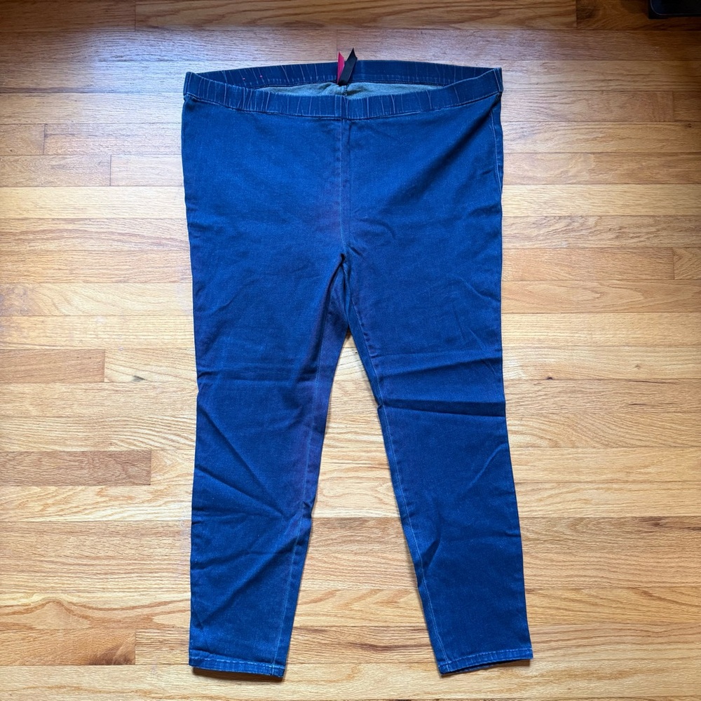 Pure Energy Women's Stretch Maternity Skinny Jeans - Dark Blue